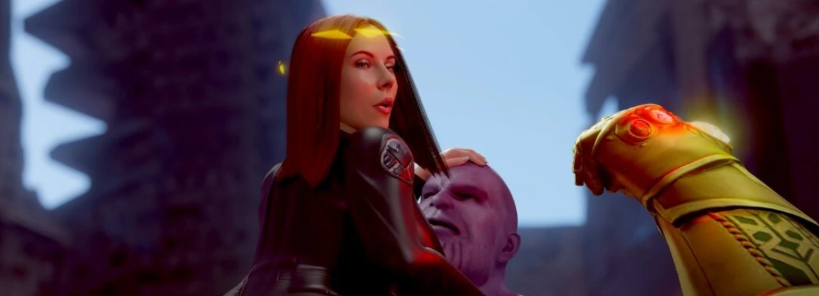 [3D] 【DH/3D/同人】X3D：绿巨人与黑寡妇 经典表情包+灭霸无限手套+全系列【3.4G】