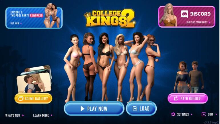 【双端】【SD/3D/欧美SLG/汉化/动态】国王学院 College Kings Act2 v6.3.1 汉化版【15.80G】