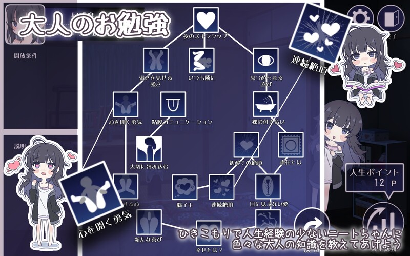 【电脑】更新[养成SLG/触摸/抚摸/睡X/动态] 幸福家里蹲的养成方法 幸せなニートの育て方 ver2.09 AI汉化版 DLC ver1.3+存档+步兵补丁 [1.40G]
