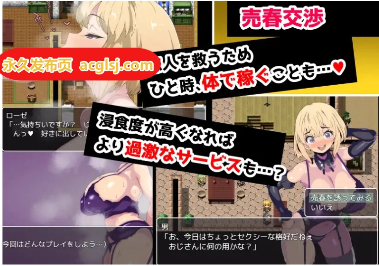 [回合RPG/被NTR] 堕落的罗泽与支配之魔法 【寝取られRPG】 AI汉化版 [1.0G]