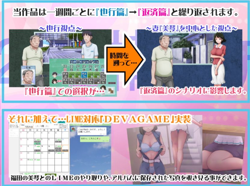 【PC/生肉/日式/ADV游戏/950M】某对夫妇的还款计划（とある夫婦の返済計画）Ver2.09 生肉版+日式ADV游戏+950M